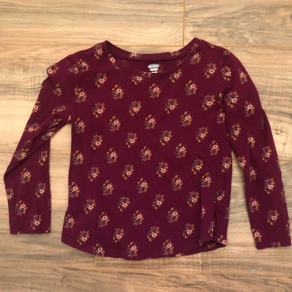 ✅PICK 5 for $20✅ Maroon Old Navy 5T Long Sleeve